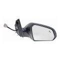 Passenger Side Door Mirror For Hyundai Sonata 2018 2019 Power Paint To Match Replacement Hy1321237 87620-c2580 