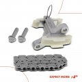 A-premium Engine Timing Chain Kit W Tensioner Bolts Compatible With Fwd Citroen C5 2009-2014 C6 2009-2012 Rwd Jaguar Xf