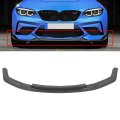 Front Bumper Lip Spoiler For Bmw M2 F87 2016 2020 Carbon Look Pp Assembly Replacement Air Dam Body Kit 