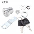 Uxcell Cam Lock 3 4 Cylinder Length Cabinet Locks With No 1 Fits On 2 Max Thickness Panel Keyed Different Zinc Alloy Secure
