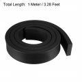 Uxcell Solid Rectangle Rubber Seal Strip 30mm Wide 10mm Thick 1 Meter Long Black