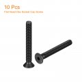 Uxcell 3 8-16x3 Flat Head Socket Cap Screws 10 9 Grade Carbon Steel Hex Countersunk Screw Bolts Fasteners Fully Threaded Black