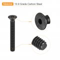 Uxcell 3 8-16x3 Flat Head Socket Cap Screws 10 9 Grade Carbon Steel Hex Countersunk Screw Bolts Fasteners Fully Threaded Black