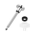 1 Set Tub Spout Diverter Repair Kit Bathtub Leaky Faucet Replacement Parts Includes X Valve Stems Cup Seals And Gate Plating 