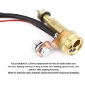 Fydun Mig Welding Socket Euro Connector Central Adaptor Kit Long Lasting Efficient Wire Feed For Work