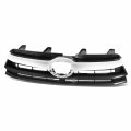 To1200371 Factory Style Front Bumper Grill Grille Assembly With Moulding For Toyota Highlander 2014-2016 Painted Black 
