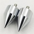 Smt-spike Bar Ends Compatible With Kawasaki Ninja 250 500 Zx600 Zx6 636 Zzr600 Zx6r Zx6rr Chrome B075vlzy1k