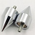 Smt-spike Bar Ends Compatible With Kawasaki Ninja 250 500 Zx600 Zx6 636 Zzr600 Zx6r Zx6rr Chrome B075vlzy1k