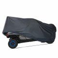 Heavy Duty Quad Cover 600d Marine Grade Fabric Black For Honda Kawasaki Polaris Yamaha 86 5 In L X0 W 49 5 H With Air Vents And 