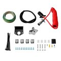 Misakomo Universal Towed Vehicle Wiring Kit For 6-wire To 7-wire Adapter Coiled Cord Combinations Complete Diode Fits Rv