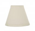 Aspen Creative White 32118-2 Small Hardback Empire Shape Chandelier Clip-on Lamp Shade Set 2 Pack Transitional Design 6 Bottom 