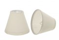Aspen Creative White 32118-2 Small Hardback Empire Shape Chandelier Clip-on Lamp Shade Set 2 Pack Transitional Design 6 Bottom