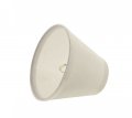 Aspen Creative White 32118-2 Small Hardback Empire Shape Chandelier Clip-on Lamp Shade Set 2 Pack Transitional Design 6 Bottom
