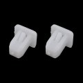 Uxcell 100 Pcs 9mm Hole Plastic Rivet Car Door Trim Panel Retainer Clip White