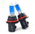 One Pair 55w Super White Xenon Gas Filled 9007 High Low Beam Light Bulbs For 01 02 03 04 Town Country Chrysler Voyager 96 97 98