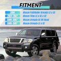 Front Bumper End Cap Extension Filler For 2004-2007 Nissan Titan Armada Pathfinder Armada Le Se Xe 622347s300 622357s300