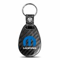 Ipick Image 100 Real Carbon Fiber Large Tear Drop Key Chain Mopar