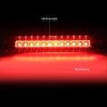 Black Housing Led 3rd Third Rear High Mount Brake Light Stop Lamp Compatible With Honda Passport Isuzu Rodeo 93-97