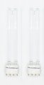 Anyray 2-bulbs 18w Lamps 2g11 Base Germicidal Uv Lamp 18-watt Straight Pin 18watts