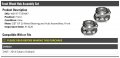 Front Wheel Hub Bearing Assembly Set Of 2 Compatible With 2005-2014 Subaru Outback