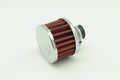 Autobahn88 Mini Air Intake Crankcase Breather Filter 12mm 1 2 Red