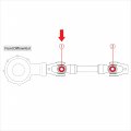 Caltric U-joint Kit Compatible With Arctic Cat 400 Tbx 4x4 2004 2005 2006 Front Drive Shaft