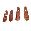 Window Switch Panel 4pcs Set Front Rear Left Right For J100 1998 2007 Hand Drive Mahogany Color