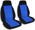 Totally Covers For 1992-1998 Ford F-150 F-250 F-350 Two-tone Truck Seat Captains Chairs Buckets W Wo Armrests Black Blue 21 