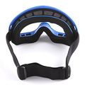 Motocross Atv Dirt Bike Ski Snowboard Mx Goggles Blue Clear Anti Fog Lens With Flexible Pvc Frame And Elastic Strap For Adults