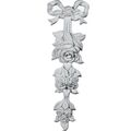 Ekena Millwork Onl03x08x01ro 3 8-inch W By 8 1 4-inch H 1-inch P Small Rose Drop Onlay 