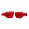 Uxcell Pair Red Plastic Motorcycle Handlebar Brush Bar Hand Guard Handguard For Yamaha