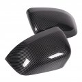 Side Mirror Caps Abs Plastic Rearview Cover 5g0857537 Replacement For Jeep Grand Cherokee 2011a 2019 2pcs Carbon Pattern