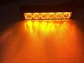 Taswk 6-led Blub Strobe Warning Lights For Trucks Cars Emergency Flashing Light Daytime Running Amber