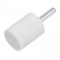 Cylindrical Abrasive Mounted Stone Polishing Bits 1 4 Shank 0 98 Diameter White Corundum Grinding Wheel Rotary Tool For 