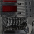 Auto Dynasty 2pcs 3d Led C-style Light Bar Rear Tail Lights Brake Lamps Compatible With Dodge Ram 1500 2500 3500 09-17 Driver