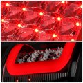 Auto Dynasty 2pcs 3d Led C-style Light Bar Rear Tail Lights Brake Lamps Compatible With Dodge Ram 1500 2500 3500 09-17 Driver