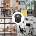 Uxcell 24pcs Inserts For Round Tubes With M6 Thread 16mm 0 629 Od Tube Black Plastic Adjustable Plug Caster Insert Chair End