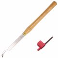 19 68 Inches Wood Turning Tools Mini Radius Swan Neck Hollower Carbide Tipped Lathe Chisel Tool Bar With Ci3 12mm Round Insert
