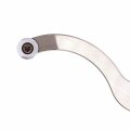 19 68 Inches Wood Turning Tools Mini Radius Swan Neck Hollower Carbide Tipped Lathe Chisel Tool Bar With Ci3 12mm Round Insert 