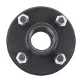 4 On Inch Trailer Hub Kit And 1 Round Bt8 Spindle With Bearing Include L44643 L44610 Bearings Suitable For 2000lbs Axles 