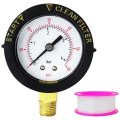 Homesweet 60psi 1 4 Npt Bottom Mount Pressure Gauge For Swimming Pool Spa Replacement Filter Pump Systems