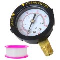 Homesweet 60psi 1 4 Npt Bottom Mount Pressure Gauge For Swimming Pool Spa Replacement Filter Pump Systems