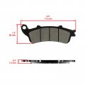 For Honda Vfr800fi Intercepter 800 1998 1999 Rear Brake Pads Model Kvtr-14735