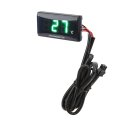 Motorcycle Digital Water Temperature Universal Dc12v Lcd Screen Slim High Compatibility Green Backlight