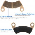 Left Right Rear Brake Calipers Pads Sintered For Polaris Rzr Xp 1000 Rs1 Ranger-crew-900