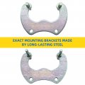 Left Right Rear Brake Calipers Pads Sintered For Polaris Rzr Xp 1000 Rs1 Ranger-crew-900