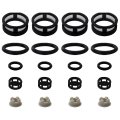 Fj285 Fuel Injector Repair Kit Filters Seals O-rings Pintle Caps 4 Packs