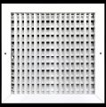 16 X Adjustable Air Supply Diffuser Hvac Vent Cover Sidewall Or Ceiling Grille Register High Airflow White Outer Dimensions 17 