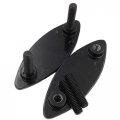 Hongk- Mirror Block Off Compatible With 2006-2009 Kawasaki Ninja Zx-14 Zx14 R Zx-14r Zx1400 Black B01bw4msr0