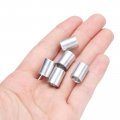 Uxcell 5pcs Aluminum Spacer 1 4 Bore X 3 8 Od 2 Length Screw Standoff Bushing Plain Round Metal For Id Screws Bolts And Rods